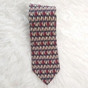 Valentino Cravette Geometric Silk Tie